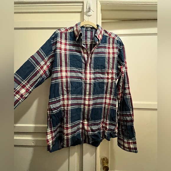 45RPM studio cotton flannel shirt size 3 - US medium made in Japan 45 R - Picture 6 of 14